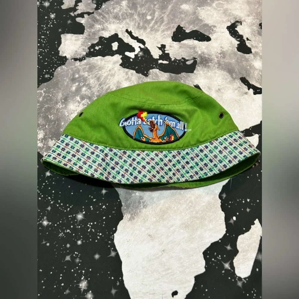 Pokémon Charizard Cartoon Character Youth Bucket Hat